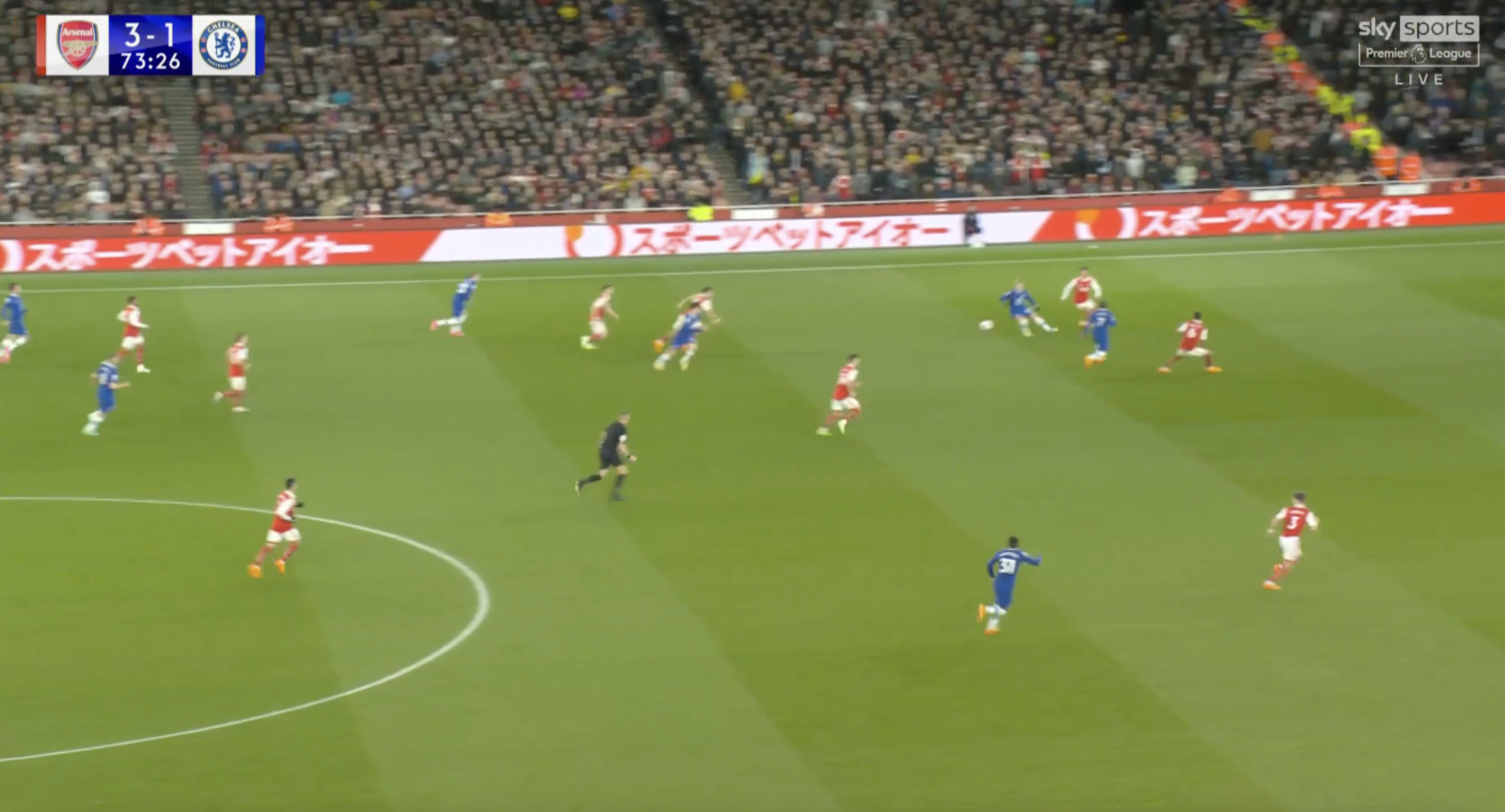 Arsenal Chelsea frame